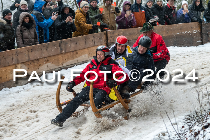 53. Hornschlittenrennen Partenkirchen, 06.01.2024