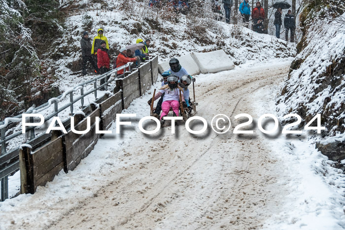 53. Hornschlittenrennen Partenkirchen, 06.01.2024
