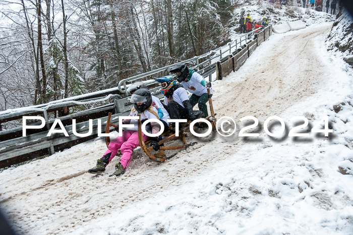 53. Hornschlittenrennen Partenkirchen, 06.01.2024