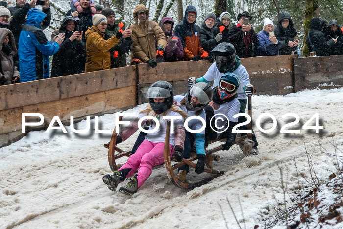 53. Hornschlittenrennen Partenkirchen, 06.01.2024