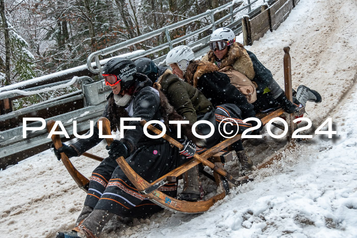 53. Hornschlittenrennen Partenkirchen, 06.01.2024