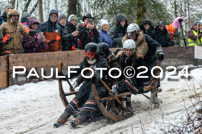 53. Hornschlittenrennen Partenkirchen, 06.01.2024
