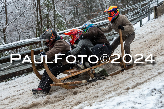 53. Hornschlittenrennen Partenkirchen, 06.01.2024