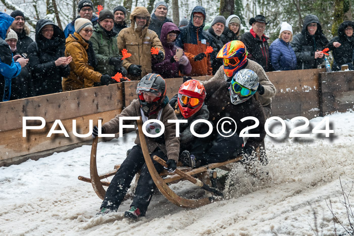 53. Hornschlittenrennen Partenkirchen, 06.01.2024