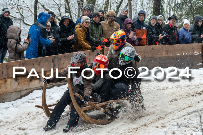 53. Hornschlittenrennen Partenkirchen, 06.01.2024