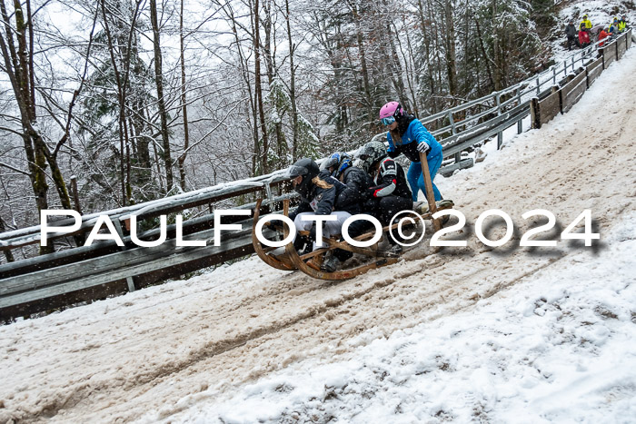 53. Hornschlittenrennen Partenkirchen, 06.01.2024