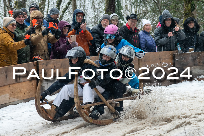 53. Hornschlittenrennen Partenkirchen, 06.01.2024