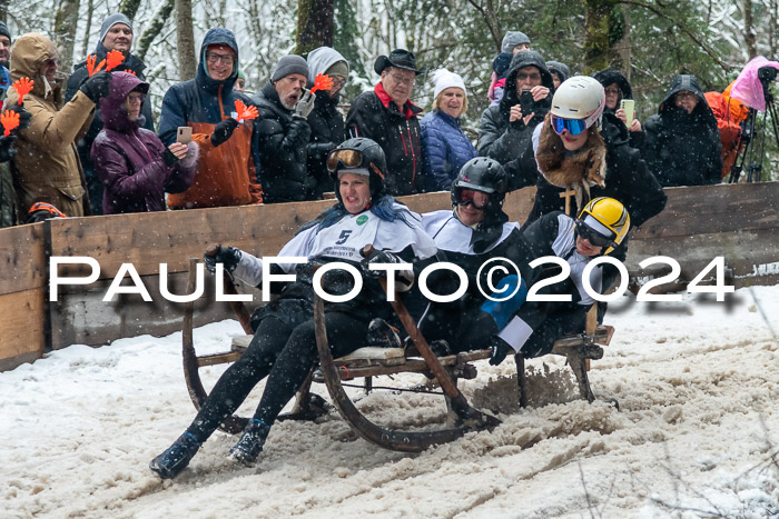 53. Hornschlittenrennen Partenkirchen, 06.01.2024