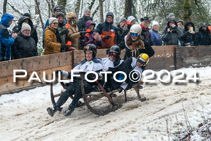 53. Hornschlittenrennen Partenkirchen, 06.01.2024