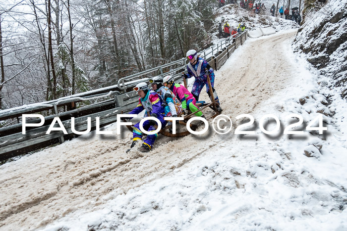 53. Hornschlittenrennen Partenkirchen, 06.01.2024