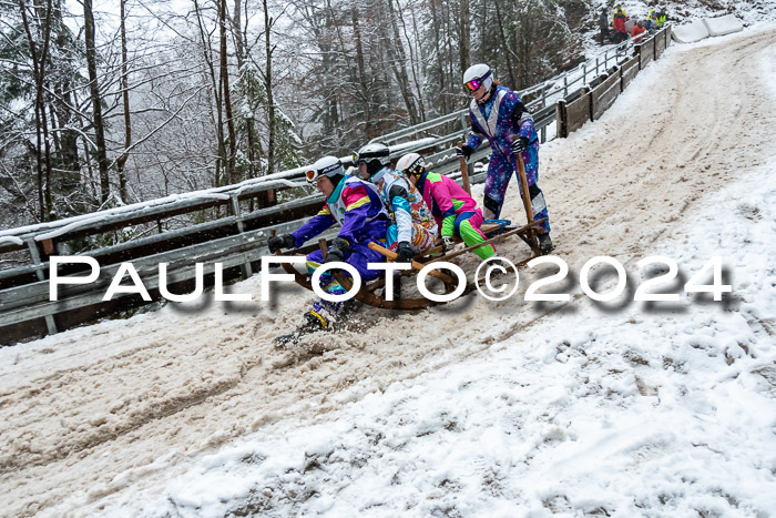 53. Hornschlittenrennen Partenkirchen, 06.01.2024