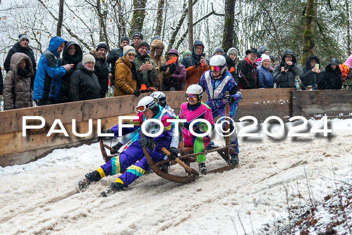 53. Hornschlittenrennen Partenkirchen, 06.01.2024