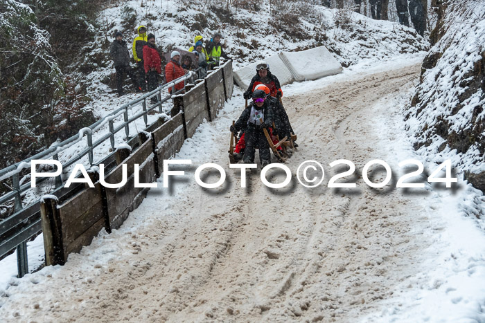 53. Hornschlittenrennen Partenkirchen, 06.01.2024
