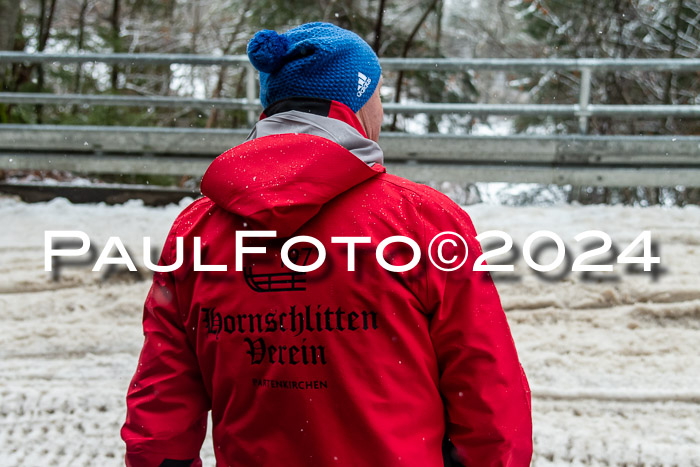 53. Hornschlittenrennen Partenkirchen, 06.01.2024