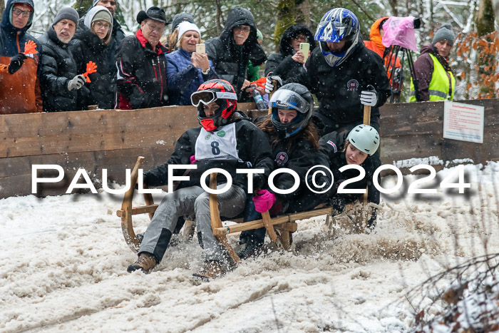 53. Hornschlittenrennen Partenkirchen, 06.01.2024