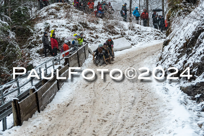 53. Hornschlittenrennen Partenkirchen, 06.01.2024