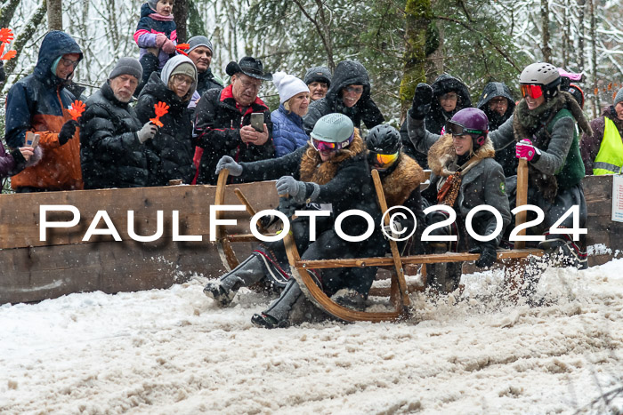 53. Hornschlittenrennen Partenkirchen, 06.01.2024