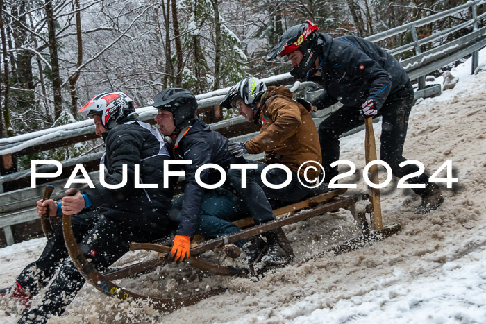 53. Hornschlittenrennen Partenkirchen, 06.01.2024