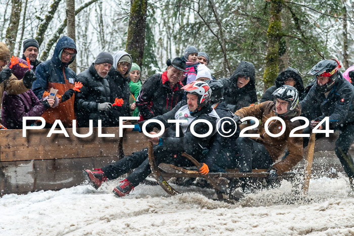 53. Hornschlittenrennen Partenkirchen, 06.01.2024