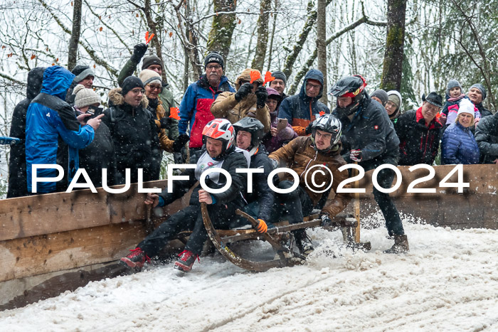 53. Hornschlittenrennen Partenkirchen, 06.01.2024
