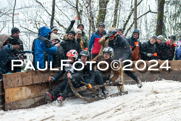 53. Hornschlittenrennen Partenkirchen, 06.01.2024