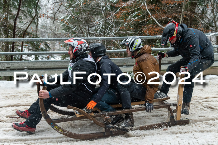 53. Hornschlittenrennen Partenkirchen, 06.01.2024