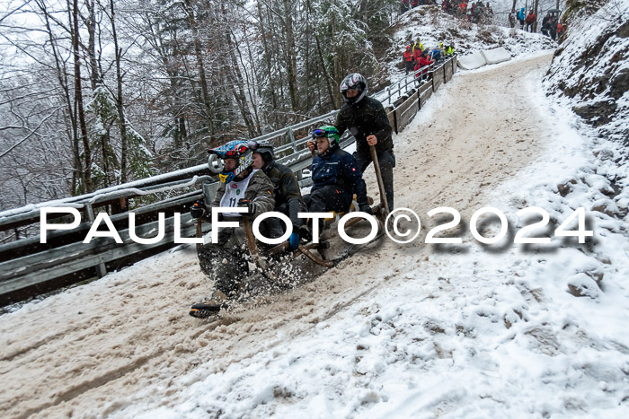 53. Hornschlittenrennen Partenkirchen, 06.01.2024