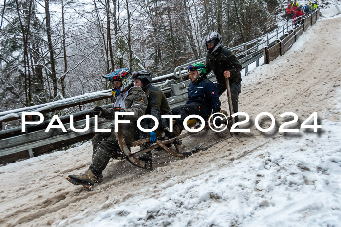 53. Hornschlittenrennen Partenkirchen, 06.01.2024