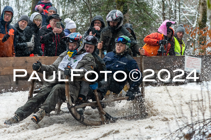 53. Hornschlittenrennen Partenkirchen, 06.01.2024