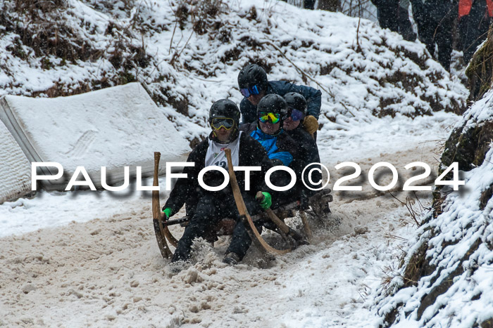 53. Hornschlittenrennen Partenkirchen, 06.01.2024