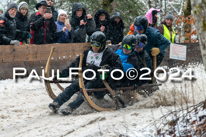 53. Hornschlittenrennen Partenkirchen, 06.01.2024