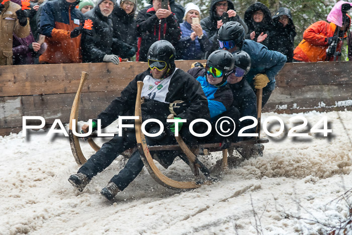53. Hornschlittenrennen Partenkirchen, 06.01.2024