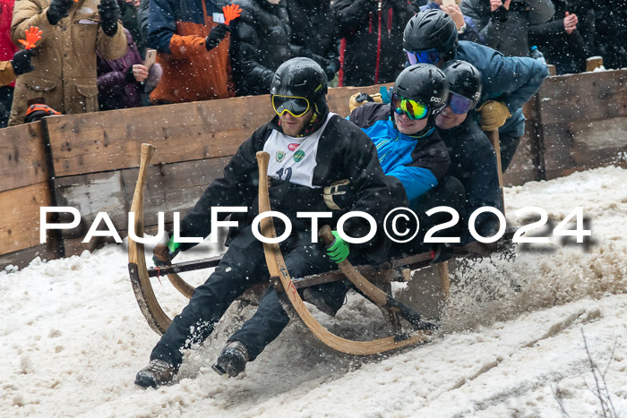 53. Hornschlittenrennen Partenkirchen, 06.01.2024