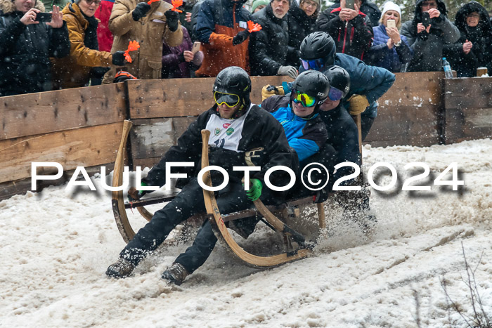 53. Hornschlittenrennen Partenkirchen, 06.01.2024