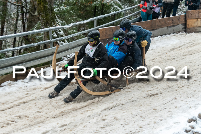 53. Hornschlittenrennen Partenkirchen, 06.01.2024