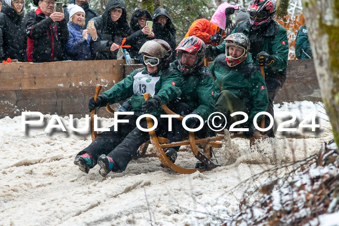 53. Hornschlittenrennen Partenkirchen, 06.01.2024