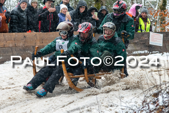 53. Hornschlittenrennen Partenkirchen, 06.01.2024