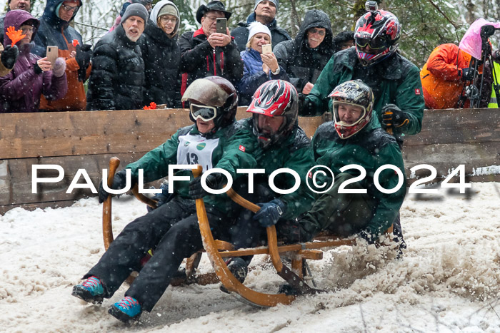 53. Hornschlittenrennen Partenkirchen, 06.01.2024