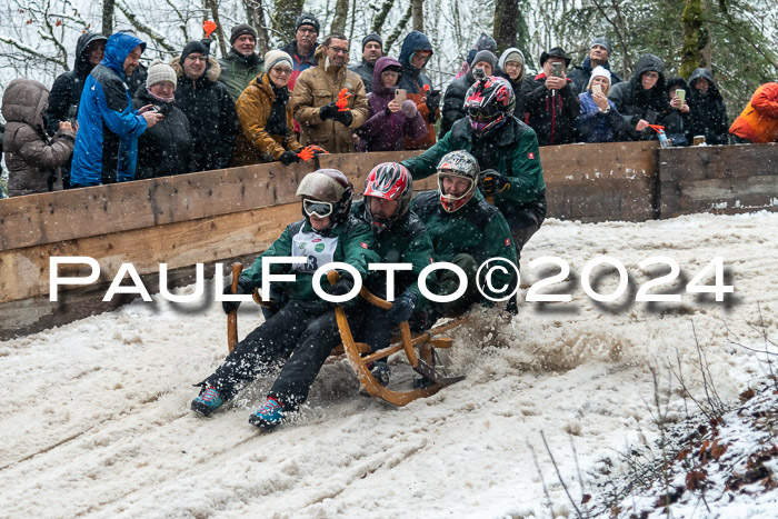 53. Hornschlittenrennen Partenkirchen, 06.01.2024
