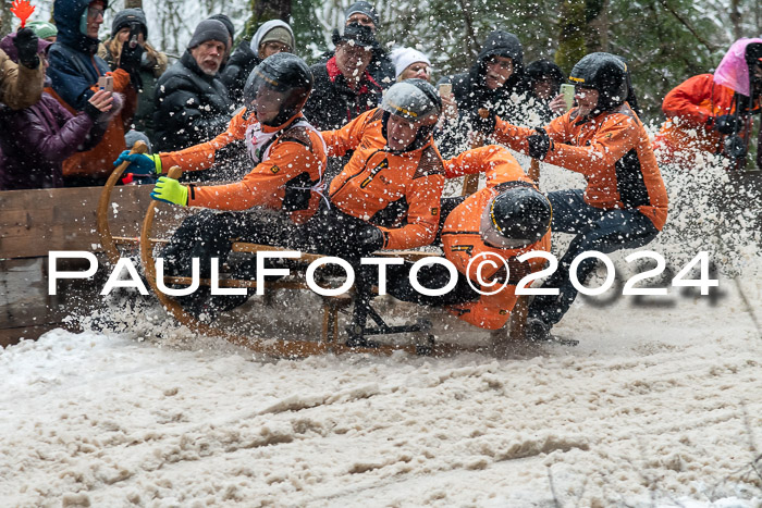 53. Hornschlittenrennen Partenkirchen, 06.01.2024