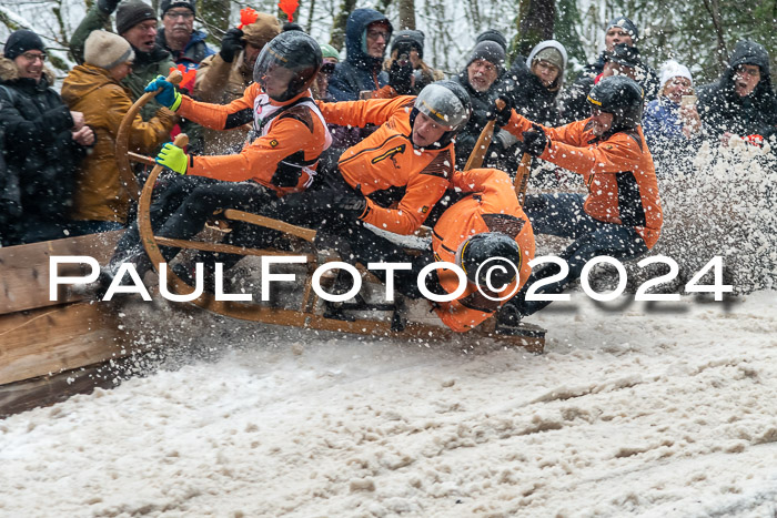53. Hornschlittenrennen Partenkirchen, 06.01.2024
