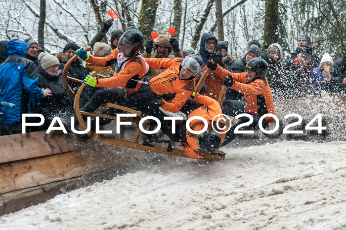 53. Hornschlittenrennen Partenkirchen, 06.01.2024