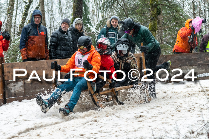 53. Hornschlittenrennen Partenkirchen, 06.01.2024