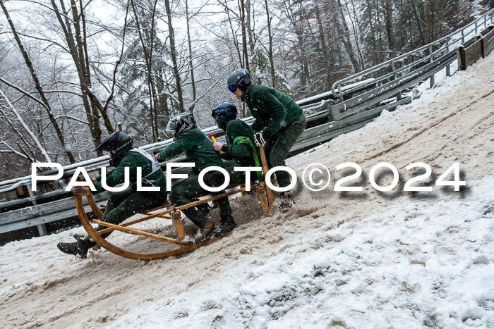 53. Hornschlittenrennen Partenkirchen, 06.01.2024