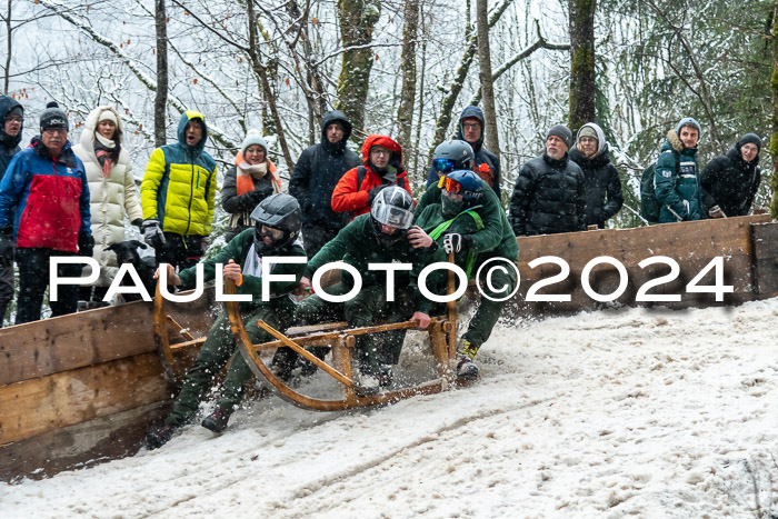 53. Hornschlittenrennen Partenkirchen, 06.01.2024