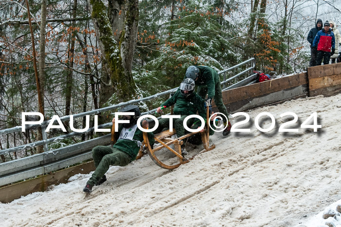 53. Hornschlittenrennen Partenkirchen, 06.01.2024