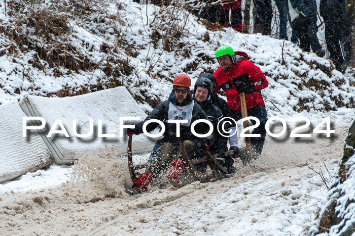 53. Hornschlittenrennen Partenkirchen, 06.01.2024