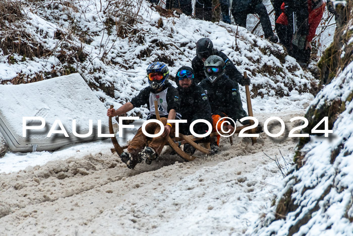 53. Hornschlittenrennen Partenkirchen, 06.01.2024
