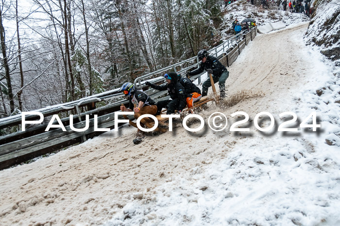 53. Hornschlittenrennen Partenkirchen, 06.01.2024