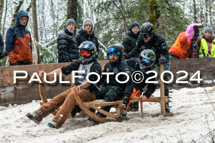 53. Hornschlittenrennen Partenkirchen, 06.01.2024
